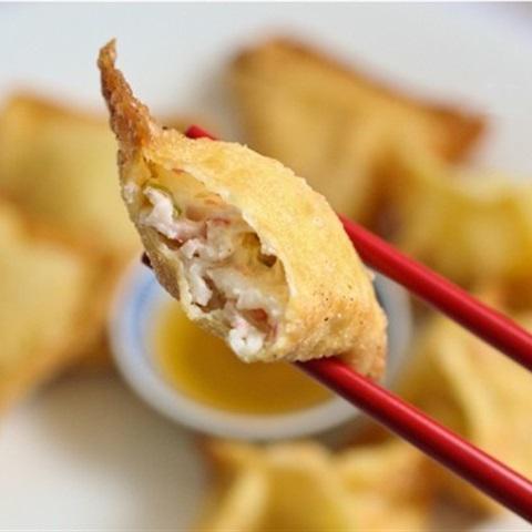 Cách làm hoành thánh chiên kiểu mới