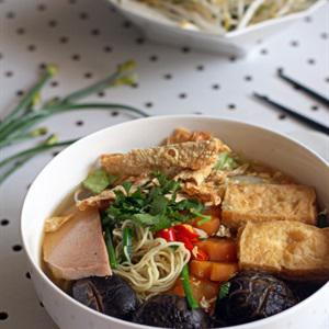 Cách làm hủ tiếu mì chay