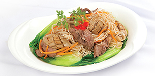 Hủ tiếu xào cật heo