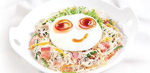 Hủ tiếu xào cua thanh