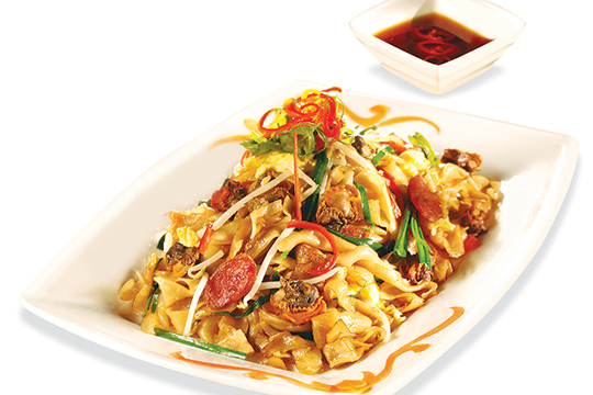 Hủ tiếu xào sò huyết