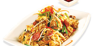 Hủ tiếu xào sò huyết