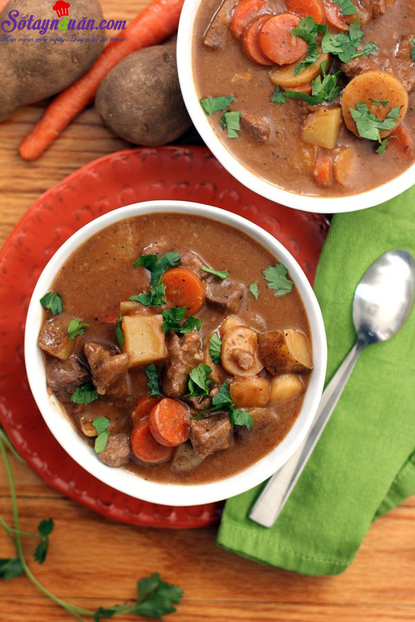 Hướng dẫn cách làm món bò hầm bia ngon tuyệt