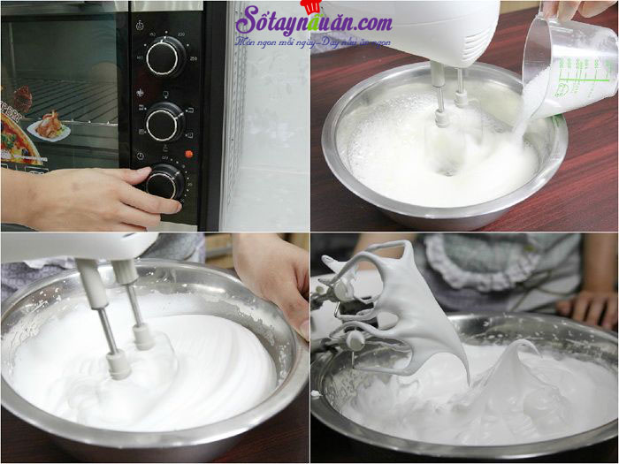 Hướng dẫn làm bánh bông lan cuộn siêu đơn giản