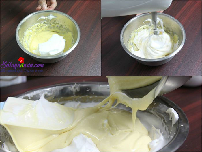 Hướng dẫn làm bánh bông lan cuộn siêu đơn giản