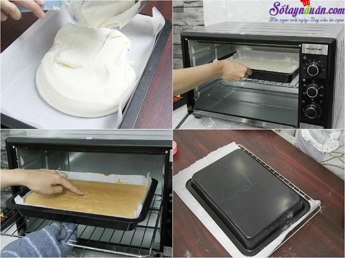 Hướng dẫn làm bánh bông lan cuộn siêu đơn giản