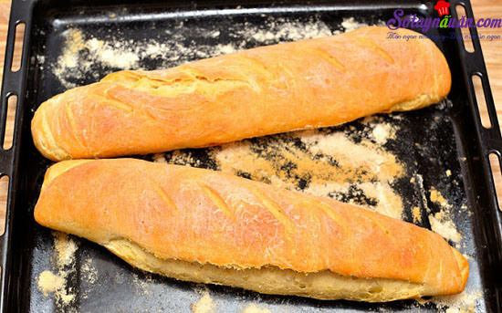 Hướng dẫn làm bánh mì que nước Pháp