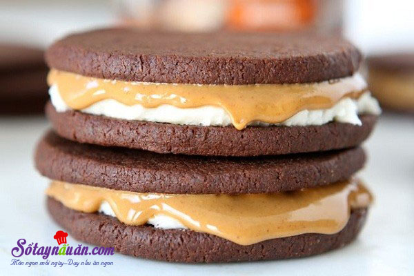 Hướng dẫn làm bánh Oreo bơ đậu phộng cực ngon