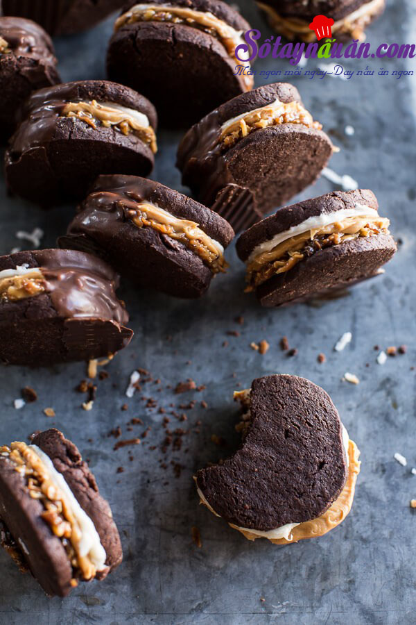 Hướng dẫn làm bánh Oreo bơ đậu phộng cực ngon
