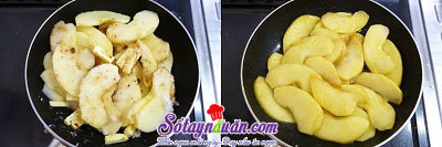 Hướng dẫn làm bánh táo úp ngược bằng nồi cơm điện