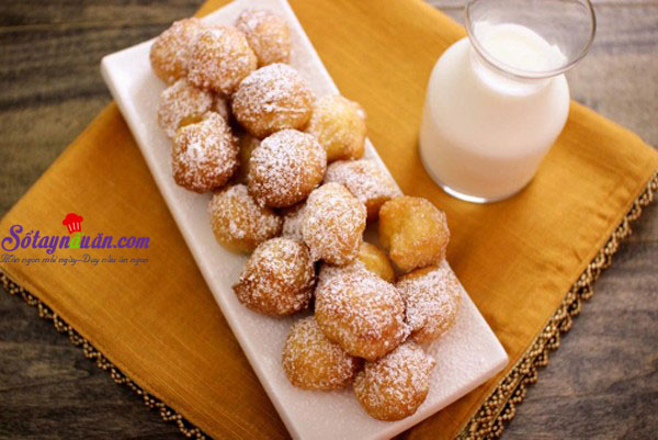 Hướng dẫn làm bánh zeppole – bánh rán mini kiểu Ý cực dễ