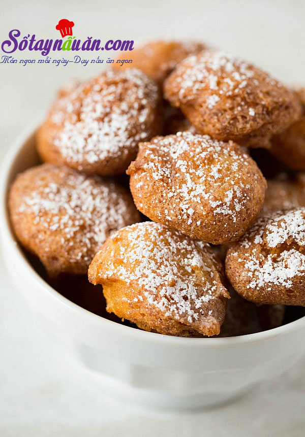 Hướng dẫn làm bánh zeppole – bánh rán mini kiểu Ý cực dễ