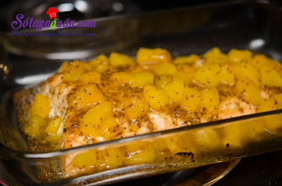 Hướng dẫn làm cá hồi xốt đào chua ngọt thơm ngon khó cưỡng