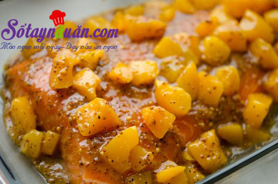 Hướng dẫn làm cá hồi xốt đào chua ngọt thơm ngon khó cưỡng