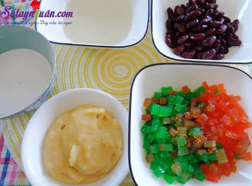 Hướng dẫn làm chè  ba màu mát lạnh tuyệt ngon