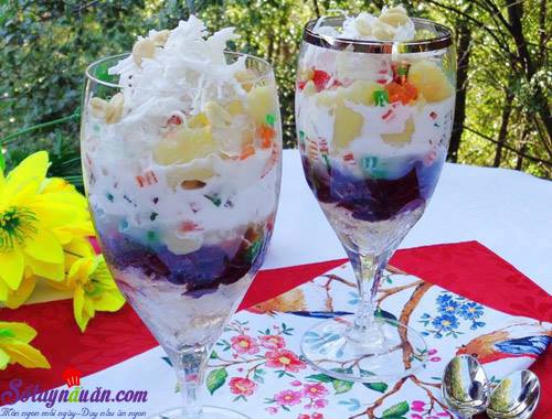 Hướng dẫn làm chè  ba màu mát lạnh tuyệt ngon