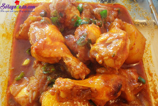 Hướng dẫn làm gà hầm cay kiểu Hàn ngon tuyệt