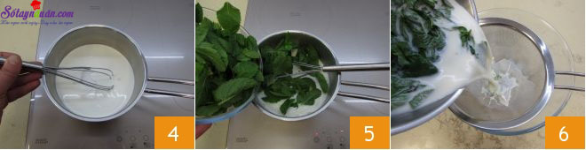 Hướng dẫn làm kem bạc hà socola mát lạnh