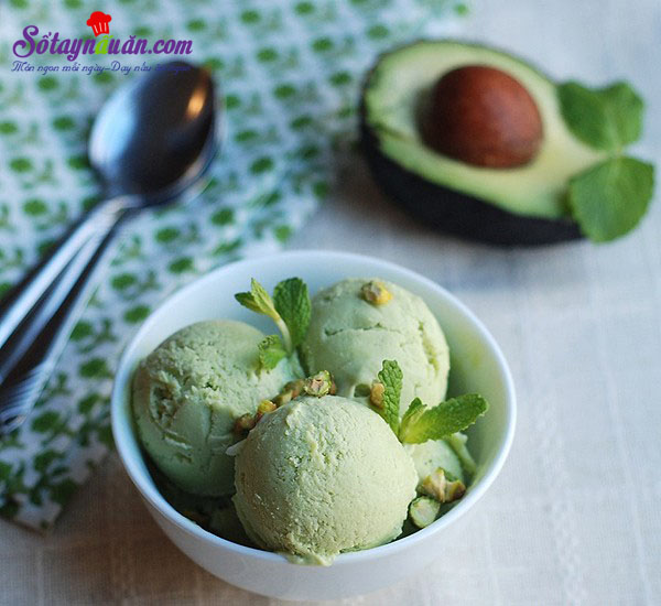 Hướng dẫn làm kem từ quả bơ thơm ngon mát lạnh