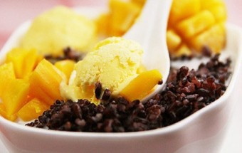 Hướng dẫn làm kem xoài nếp cẩm ngon khó cưỡng