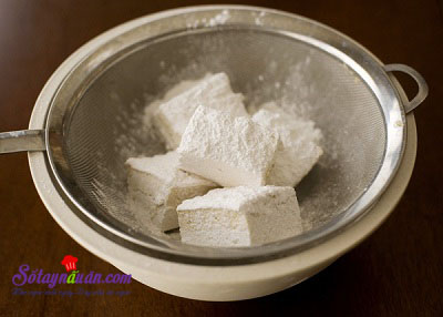 Hướng dẫn làm kẹo marshmallow 2 lớp dẻo, ngon hết sẩy