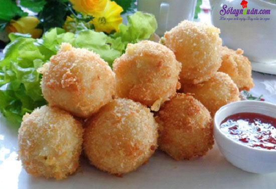 Hướng dẫn làm khoai tây bọc rau củ chiên giòn rụm