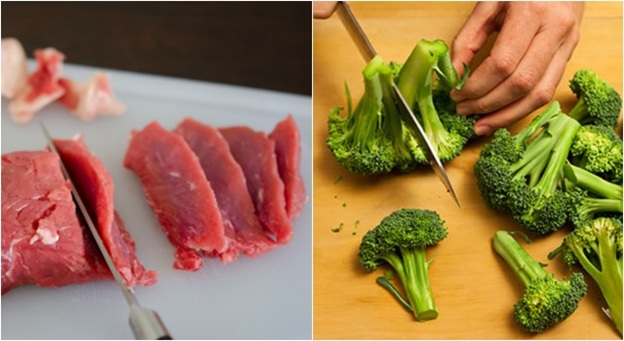 Hướng dẫn làm mì xào súp lơ thịt bò bổ máu