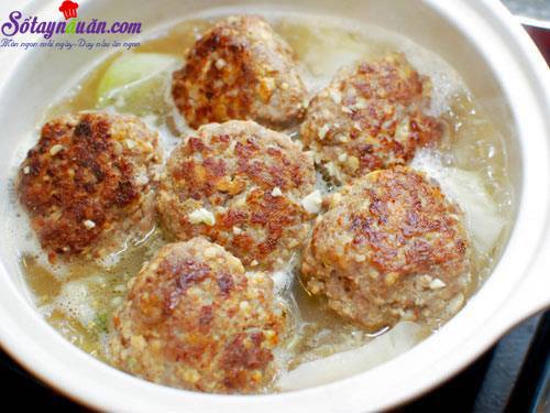 Hướng dẫn làm miến nấu thịt viên siêu hấp dẫn