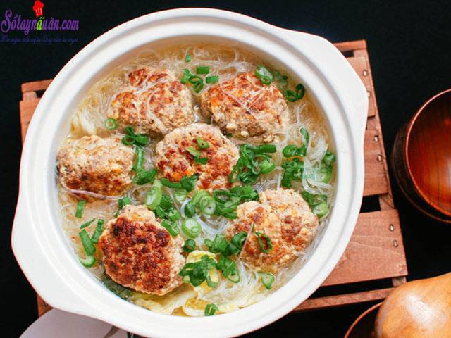 Hướng dẫn làm miến nấu thịt viên siêu hấp dẫn