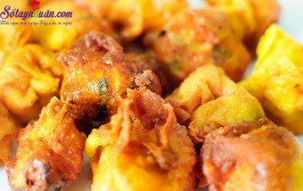 Hướng dẫn làm món hoành thánh kim chi ngon giòn rụm