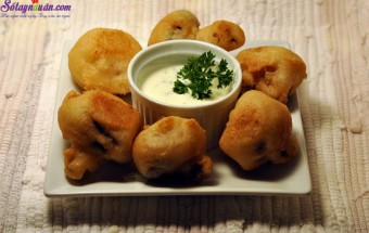 Hướng dẫn làm món nấm nút tẩm bia chiên giòn lạ miệng