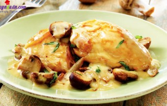 Hướng dẫn làm món sườn sốt kem nấm lạ miệng