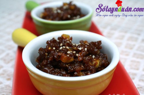 Hướng dẫn làm món Thịt bò xào chua ngọt kiểu Hàn Quốc