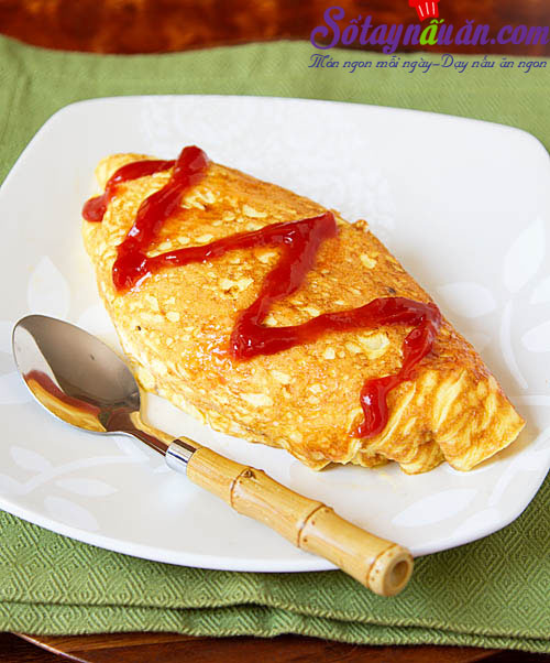 Hướng dẫn làm món trứng bọc cơm vừa ngon vừa đẹp mắt