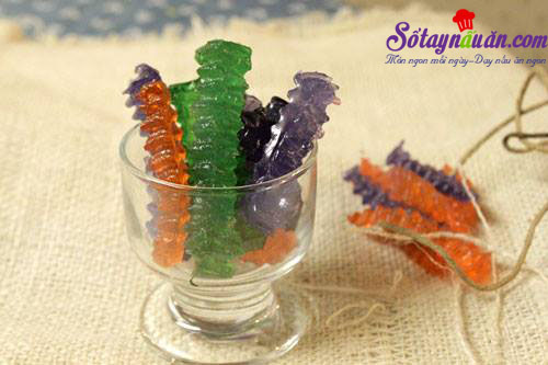 Hướng dẫn làm mứt rau câu siêu hấp dẫn đón tết