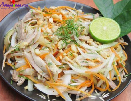 Hướng dẫn làm nộm gà hành tây thơm ngon bổ dưỡng