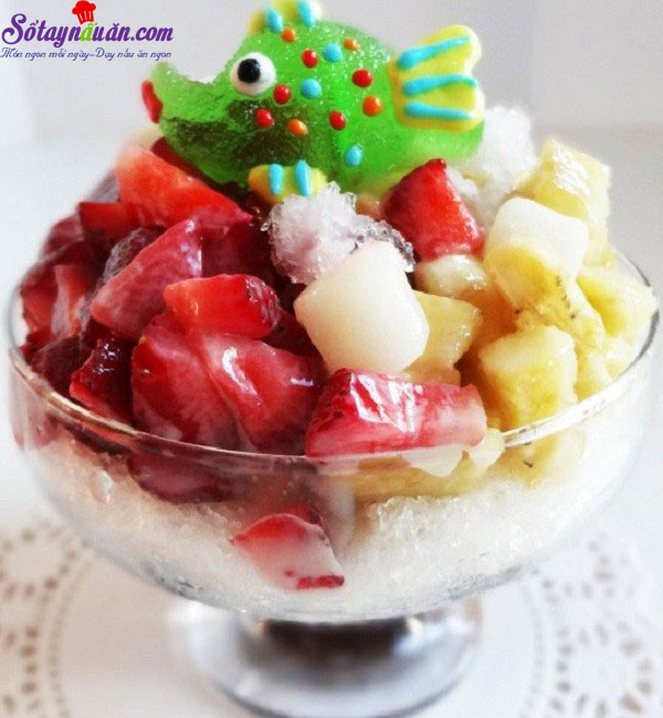 Hướng dẫn làm patbingsu đá bào ngon như ngoài tiệm