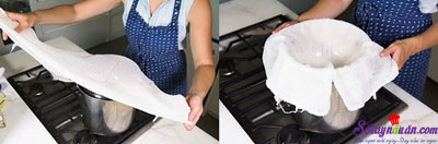 Hướng dẫn làm phô mai Ricotta bằng lò vi sóng cực dễcực ngon