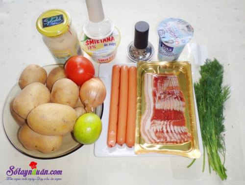 Hướng dẫn làm salad khoai tây tươi ngon, cực hấp dẫn