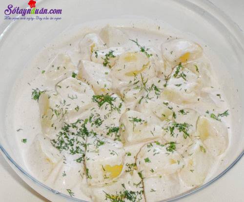 Hướng dẫn làm salad khoai tây tươi ngon, cực hấp dẫn