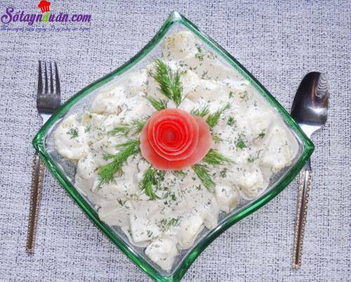 Hướng dẫn làm salad khoai tây tươi ngon, cực hấp dẫn