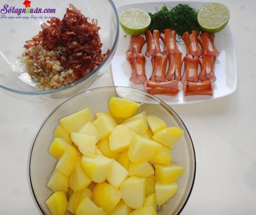 Hướng dẫn làm salad khoai tây tươi ngon, cực hấp dẫn