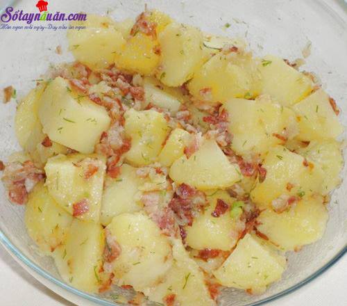 Hướng dẫn làm salad khoai tây tươi ngon, cực hấp dẫn