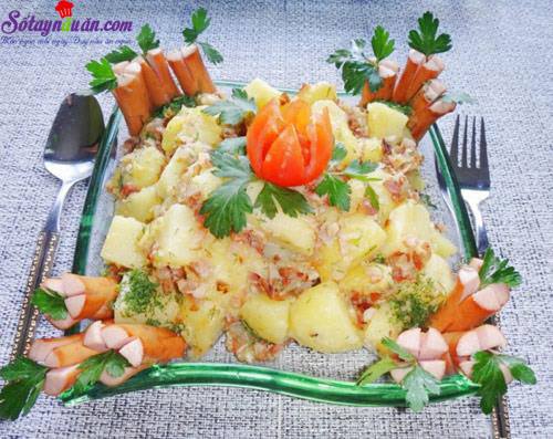 Hướng dẫn làm salad khoai tây tươi ngon, cực hấp dẫn