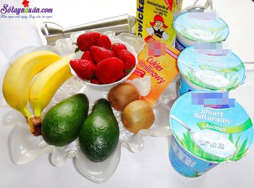 Hướng dẫn làm sinh tố hoa quả kem tươi siêu ngon