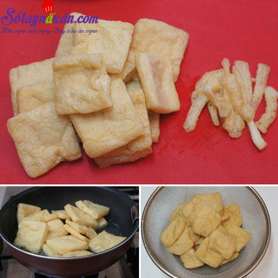 Hướng dẫn làm sushi đậu hũ chiên kiểu Hàn lạ miệng