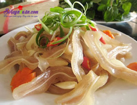 Hướng dẫn làm tai heo ngâm chua ngọt cực ngon cực dễ