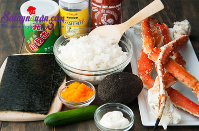 Hướng dẫn làm temaki càng cua ngon không thể cưỡng