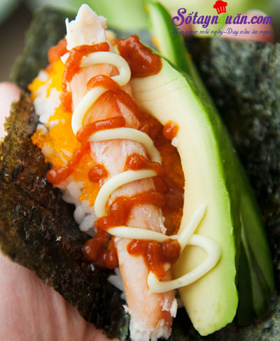 Hướng dẫn làm temaki càng cua ngon không thể cưỡng