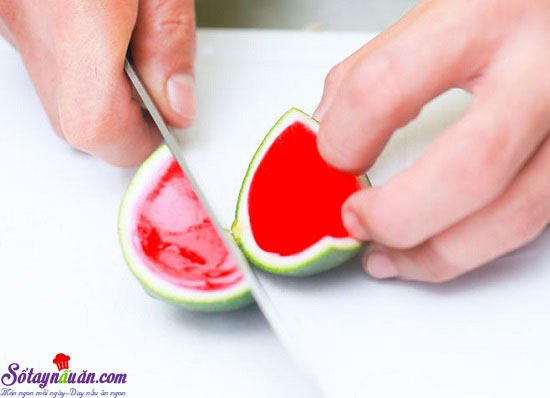 Hướng dẫn làm thạch dưa hấu mát lạnh
